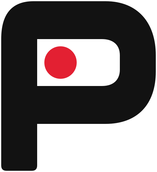 PropKiva monogram with a pulsing ring